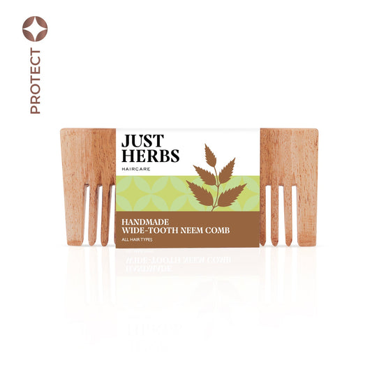 Handmade Wide-Tooth Neem Comb 35g