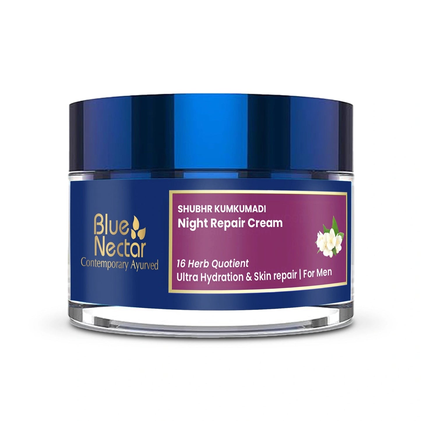 Kumkumadi Night Cream for Men for Ultra Hydration & Skin Repair (16 Herbs, 50g) 50g