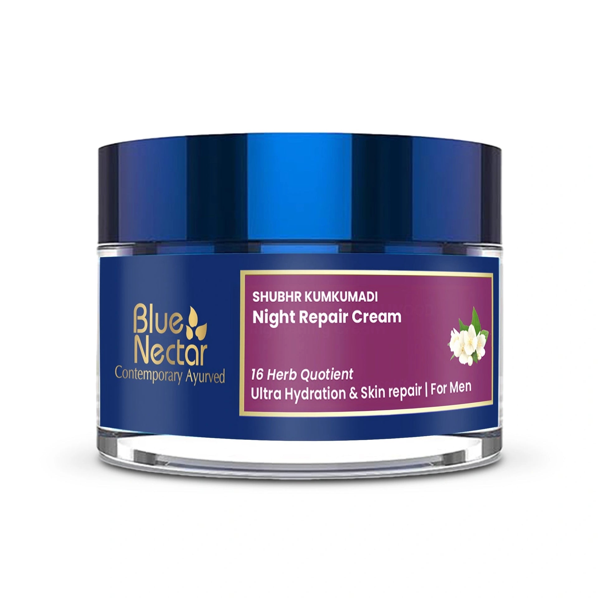 Kumkumadi Night Cream for Men for Ultra Hydration & Skin Repair (16 Herbs, 50g) 50g