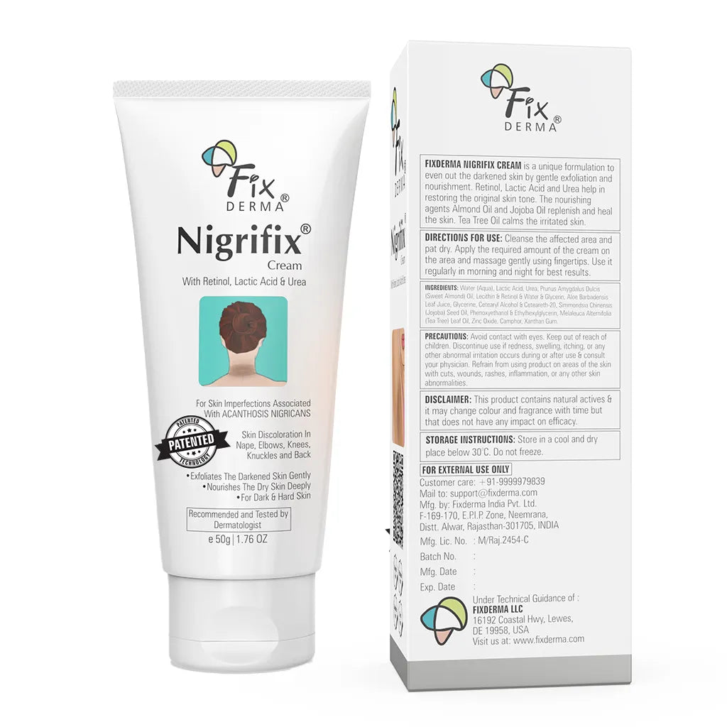Nigrifix Hyperpigmentation Control Cream & Body Wash Kit for Neck, Underarms & Knees