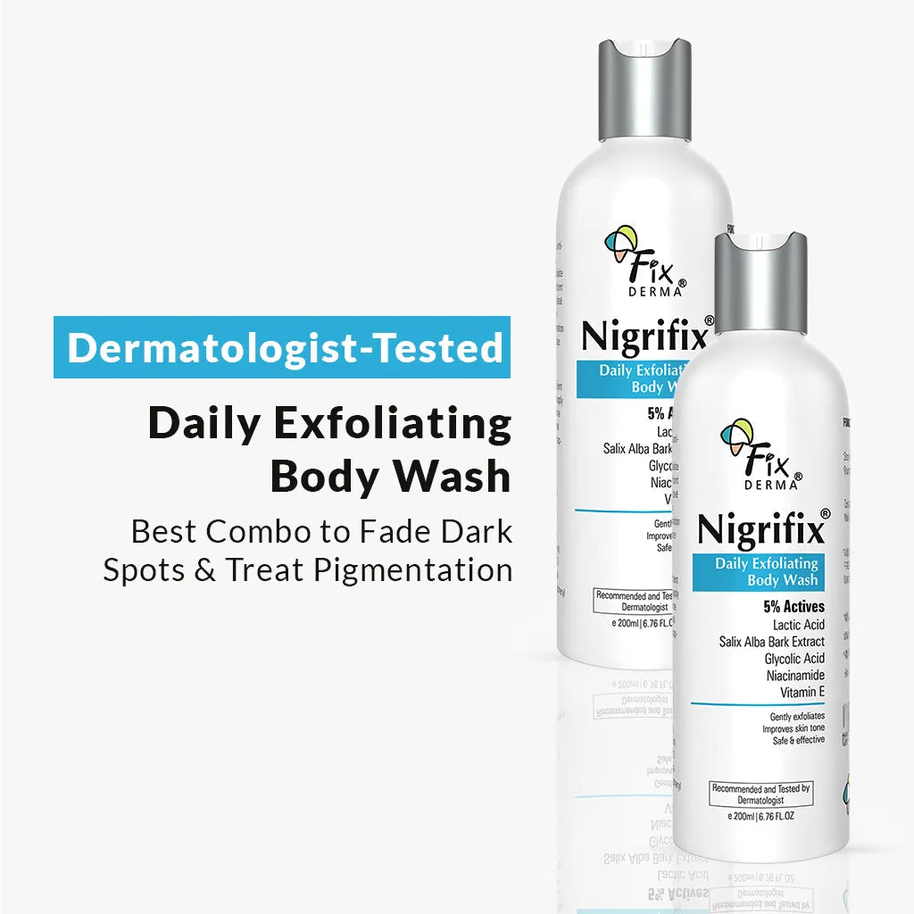 【Fixderma】 Nigrifix Daily Exfoliating Body Wash Pack of 2｜ニグリフィックス デイリー エクスフォリエーティング ボディウォッシュ 2個セット