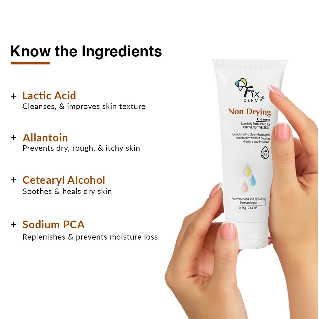 Non-Drying Cleanser - Face wash for Dry Skin 75g