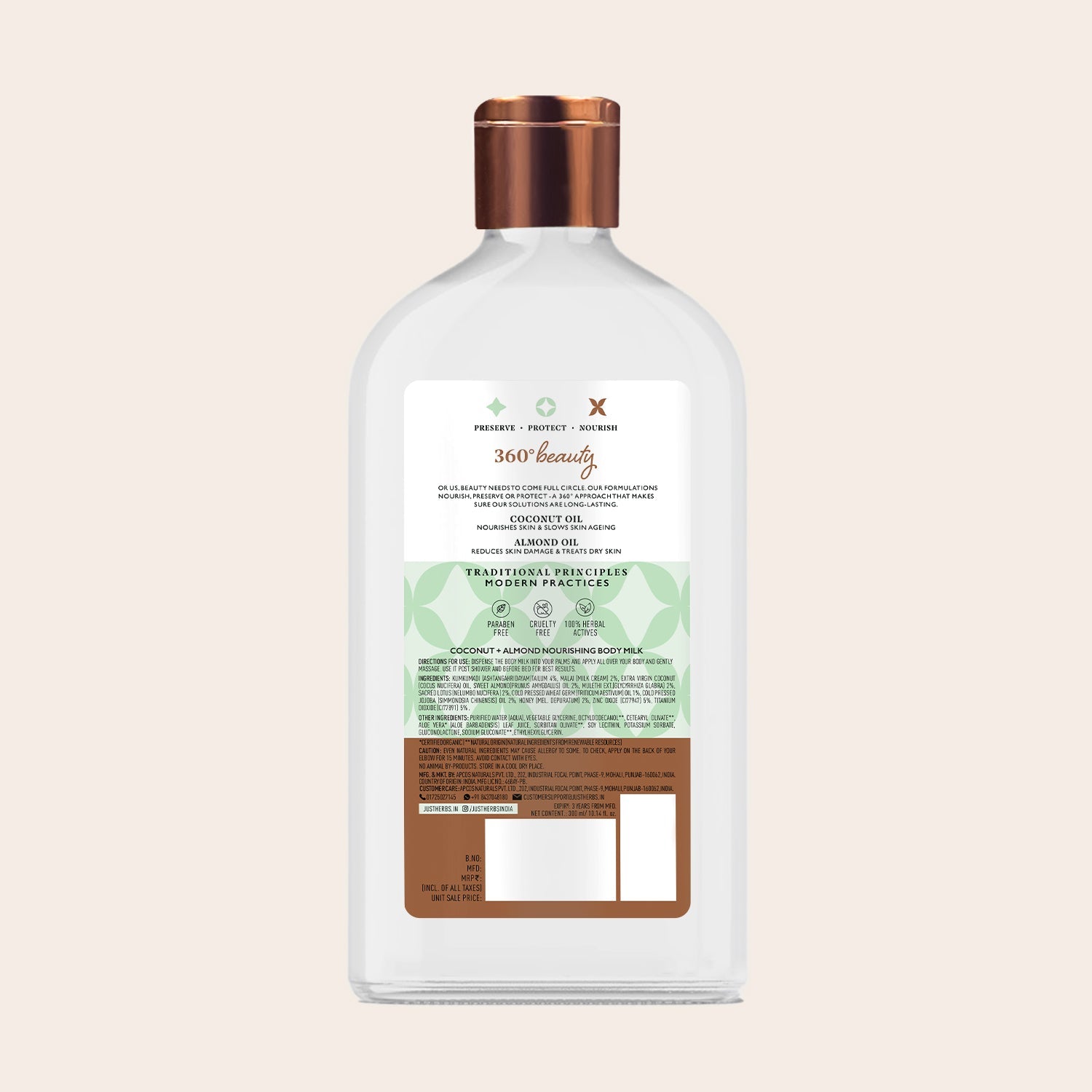 Nourishing Body Milk with Coconut and Almond 300ml
