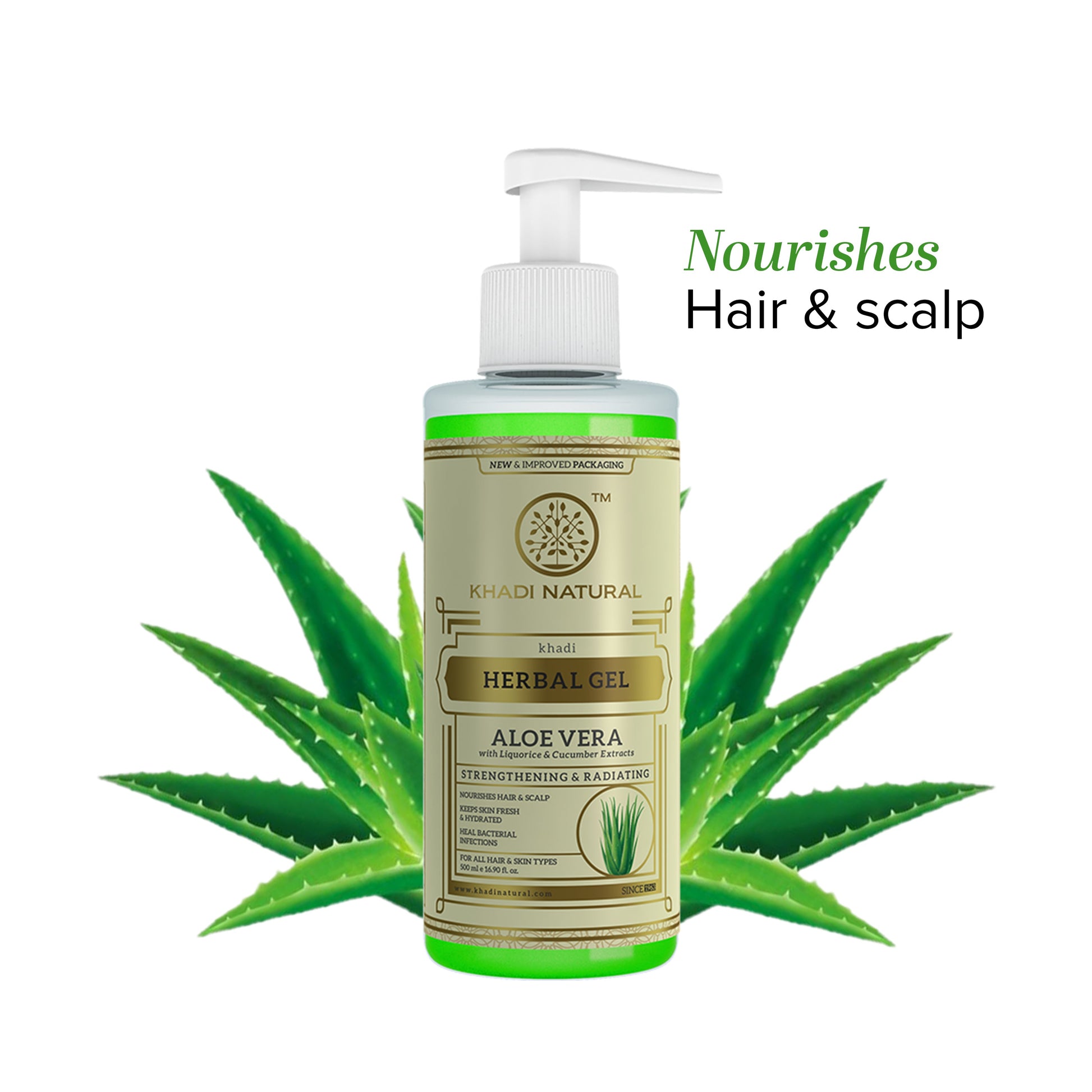 Aloe Vera Gel With Liquorize & Cucumber Extracts 500ml