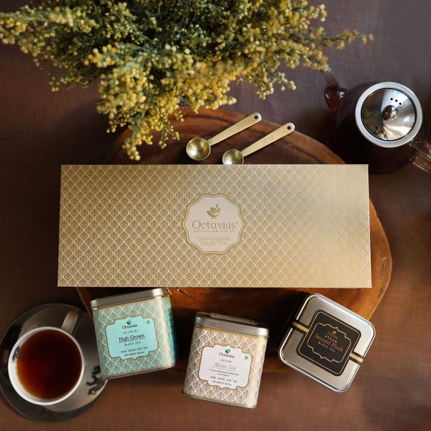 Connoisseurs Tea Collection - Indian Tea Assortment- Three Teas 950g