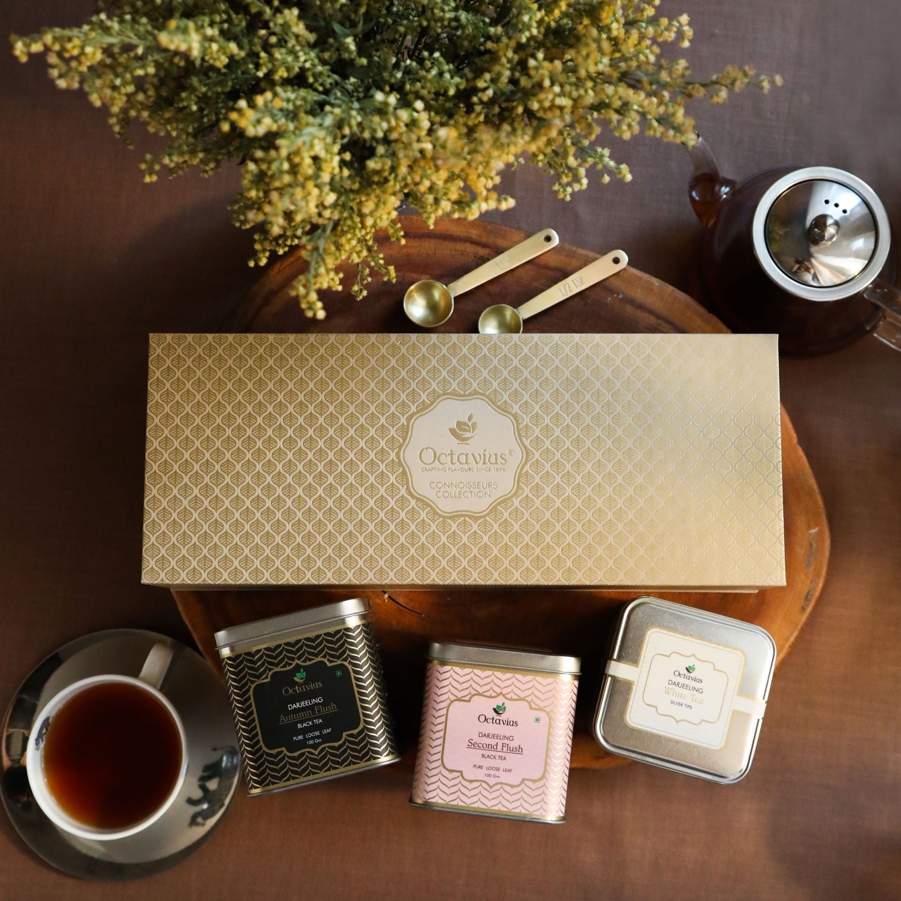 Connoisseurs Tea Collection - Darjeeling Premium - Three Teas 1070g