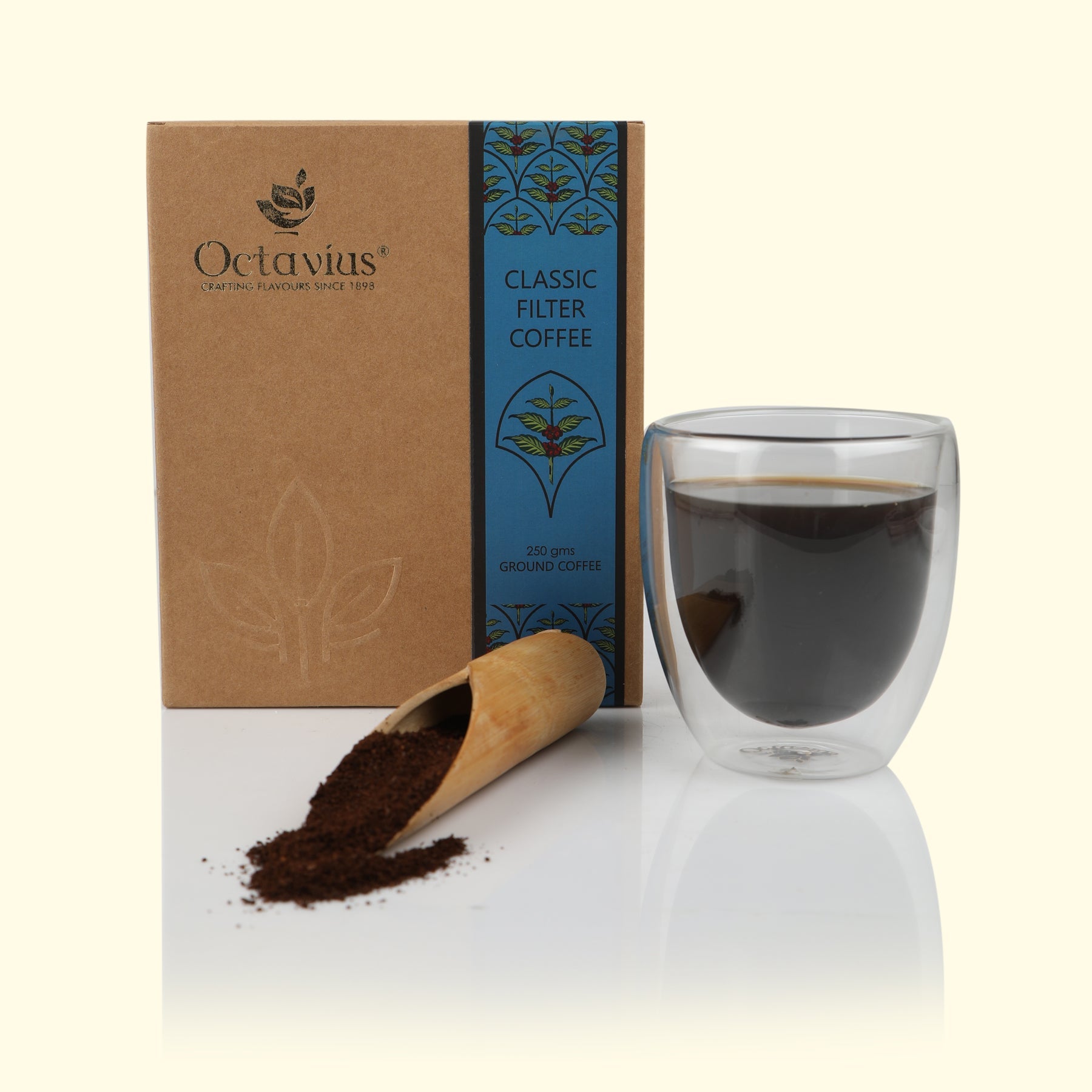 Premium South Indian Filter Coffee in Kraft Box - 250 gms 250g