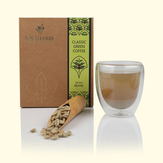 Classic Green Coffee Beans in Kraft Box - 250 gms 250g