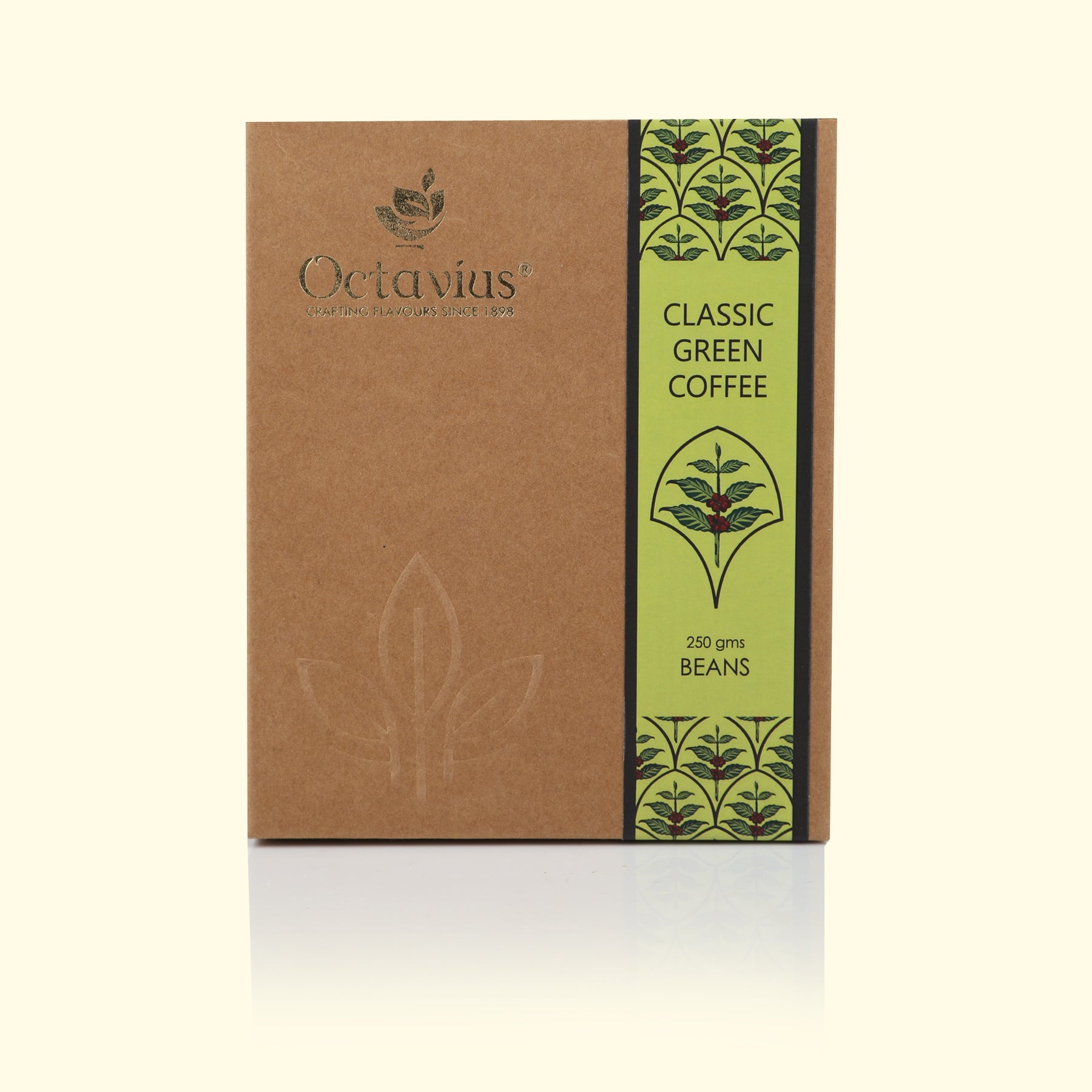 Classic Green Coffee Beans in Kraft Box - 250 gms 250g