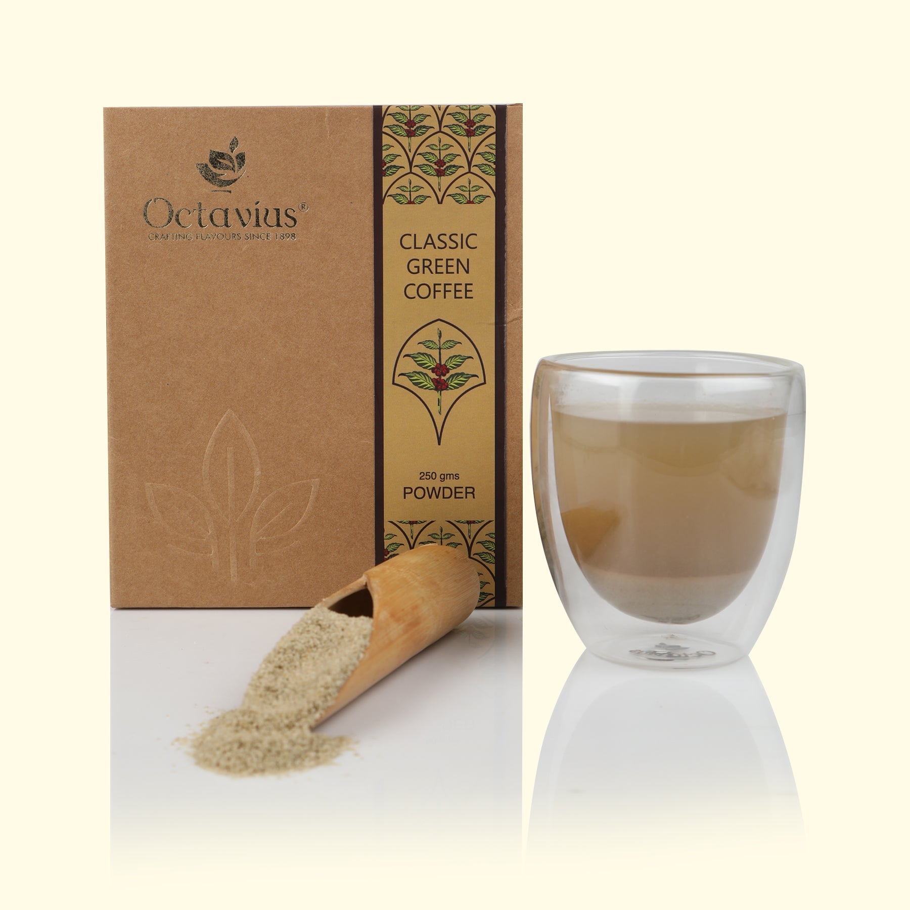 Classic Green Coffee Powder in Kraft Box - 250 Gms 250g