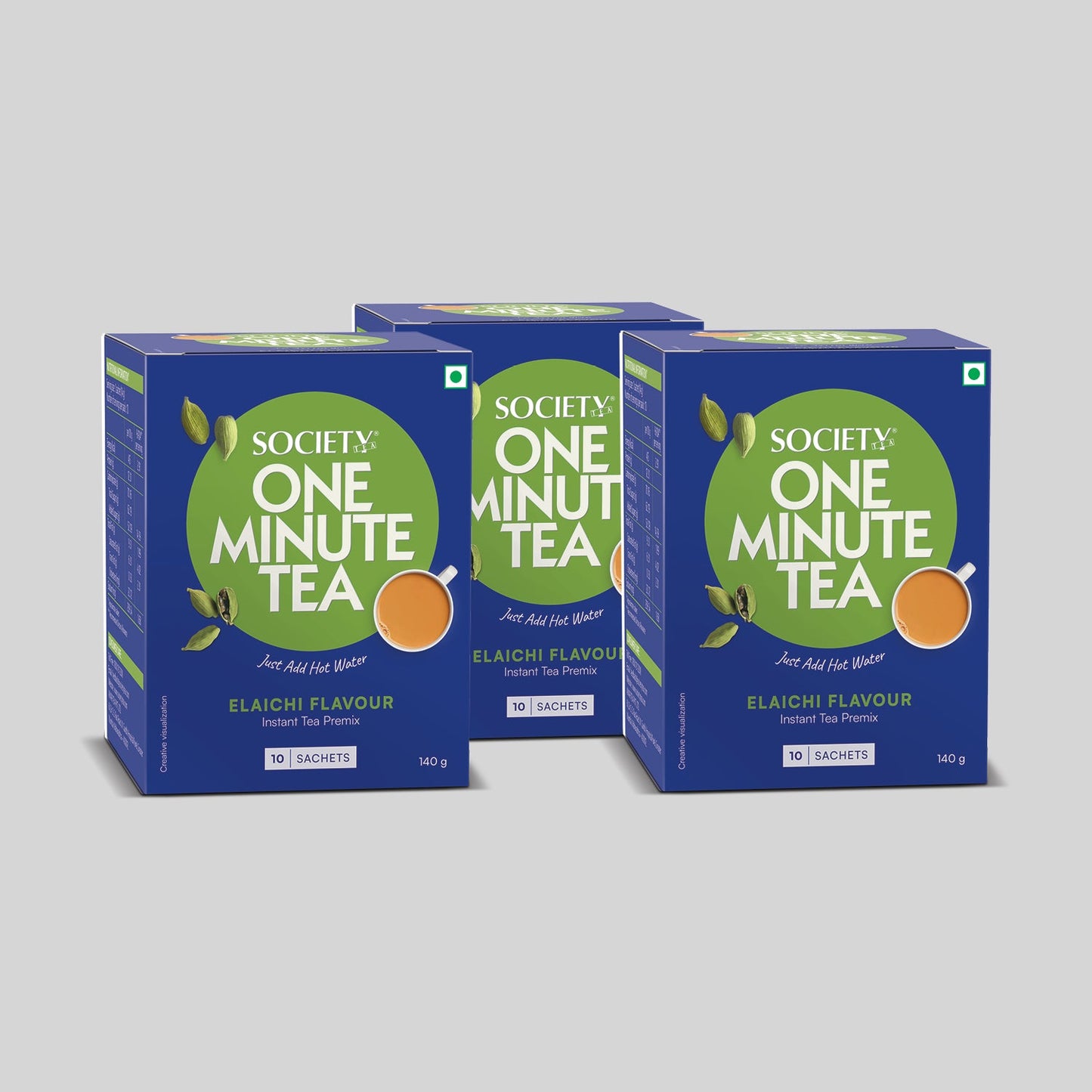 OMT Elaichi Premix  - Pack of 3 140 g x 3