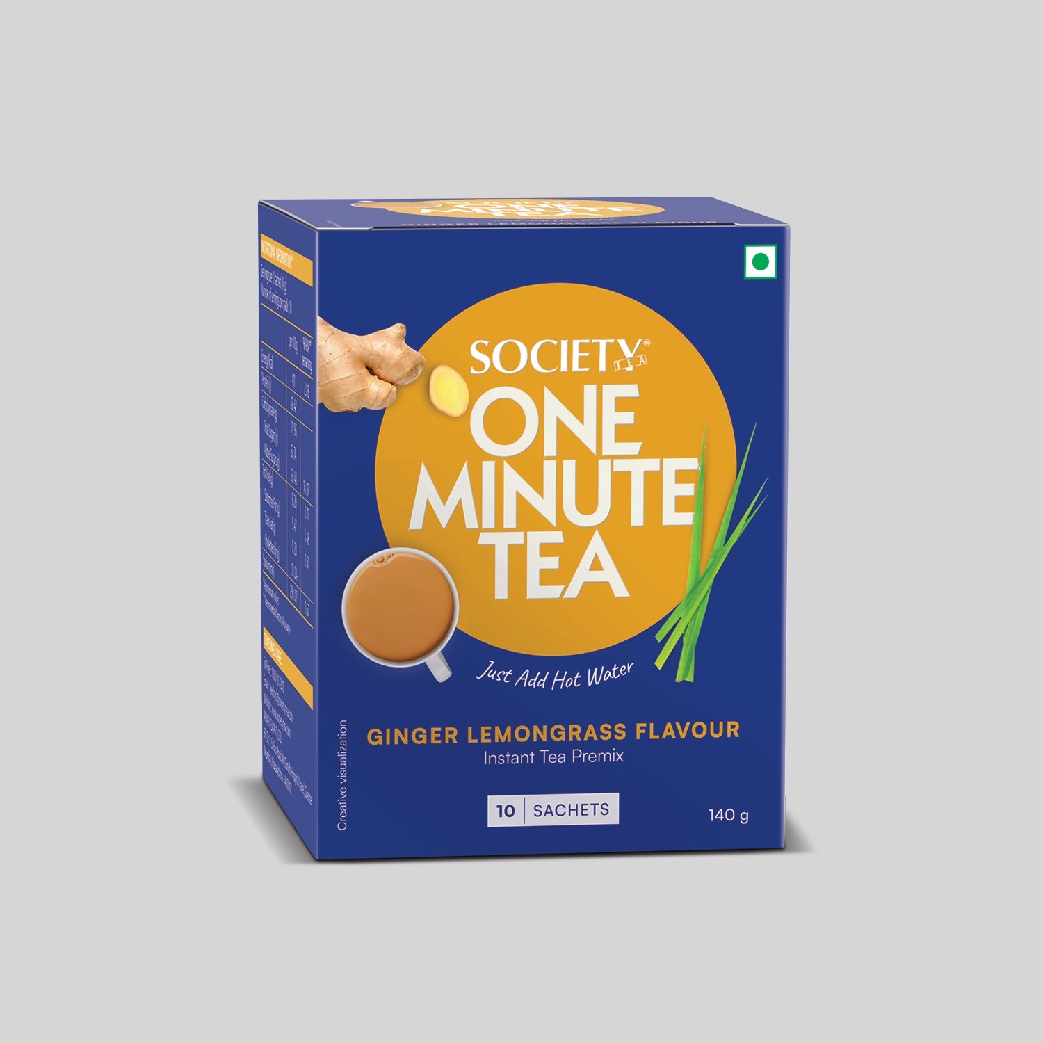 Society OMT Ginger Lemongrass Premix 14 g x 10 Sachets