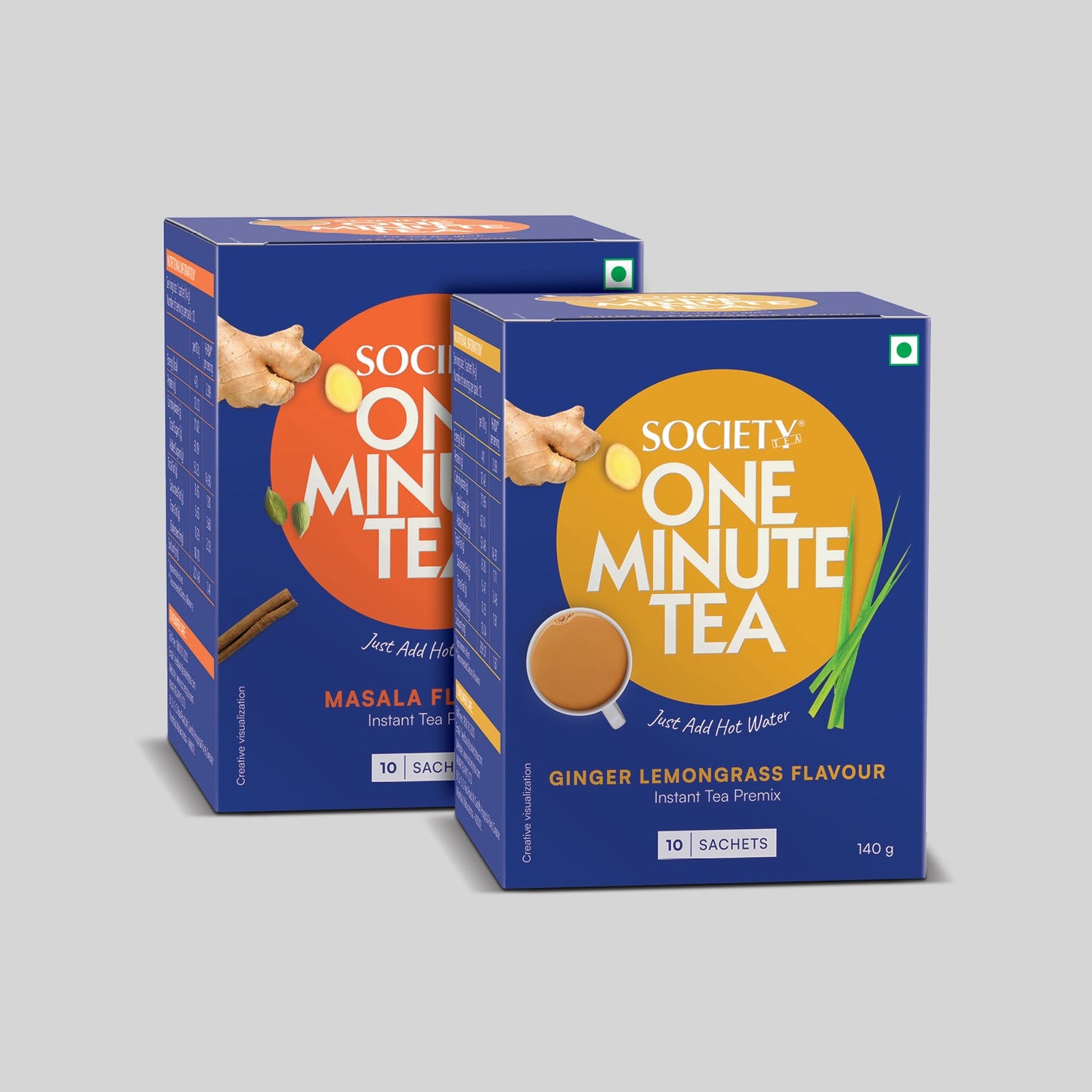 OMT Masala + OMT Ginger Lemongrass Premix 140 g x 2