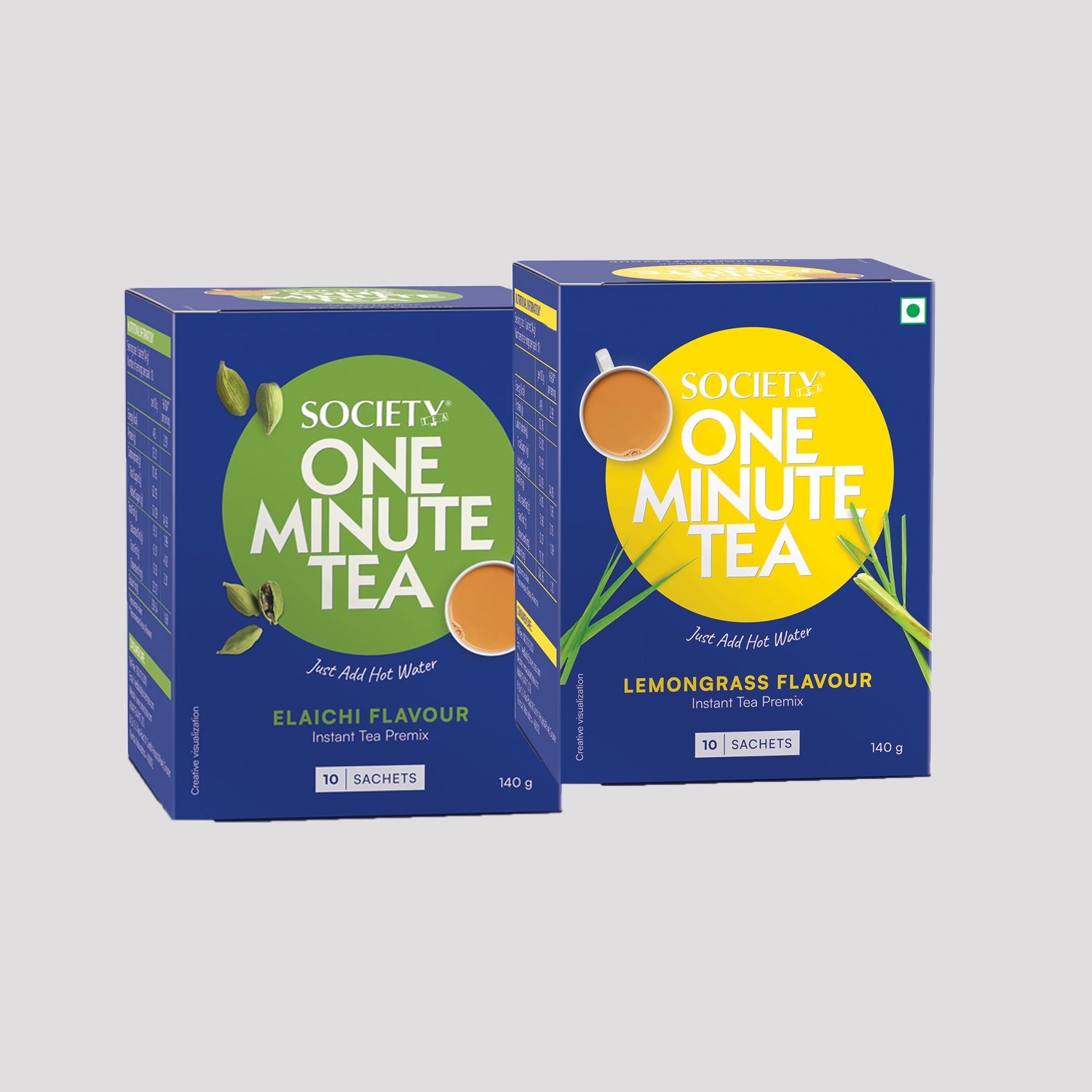 OMT Elaichi + OMT Lemongrass Premix 140 g x 2