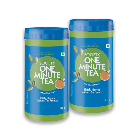 【Society Tea】 OMT Elaichi Premix - Pack of 2｜ワンミニッツティー エライチ（カルダモン）プレミックス 2個パック｜500 g x 2