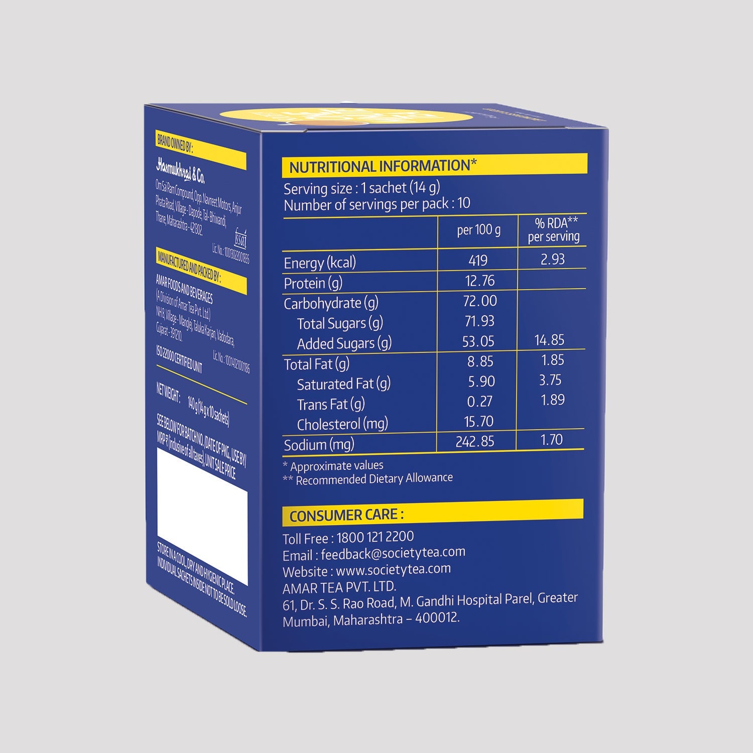 OMT Value Pack of 4 14 g x 40 Sachets