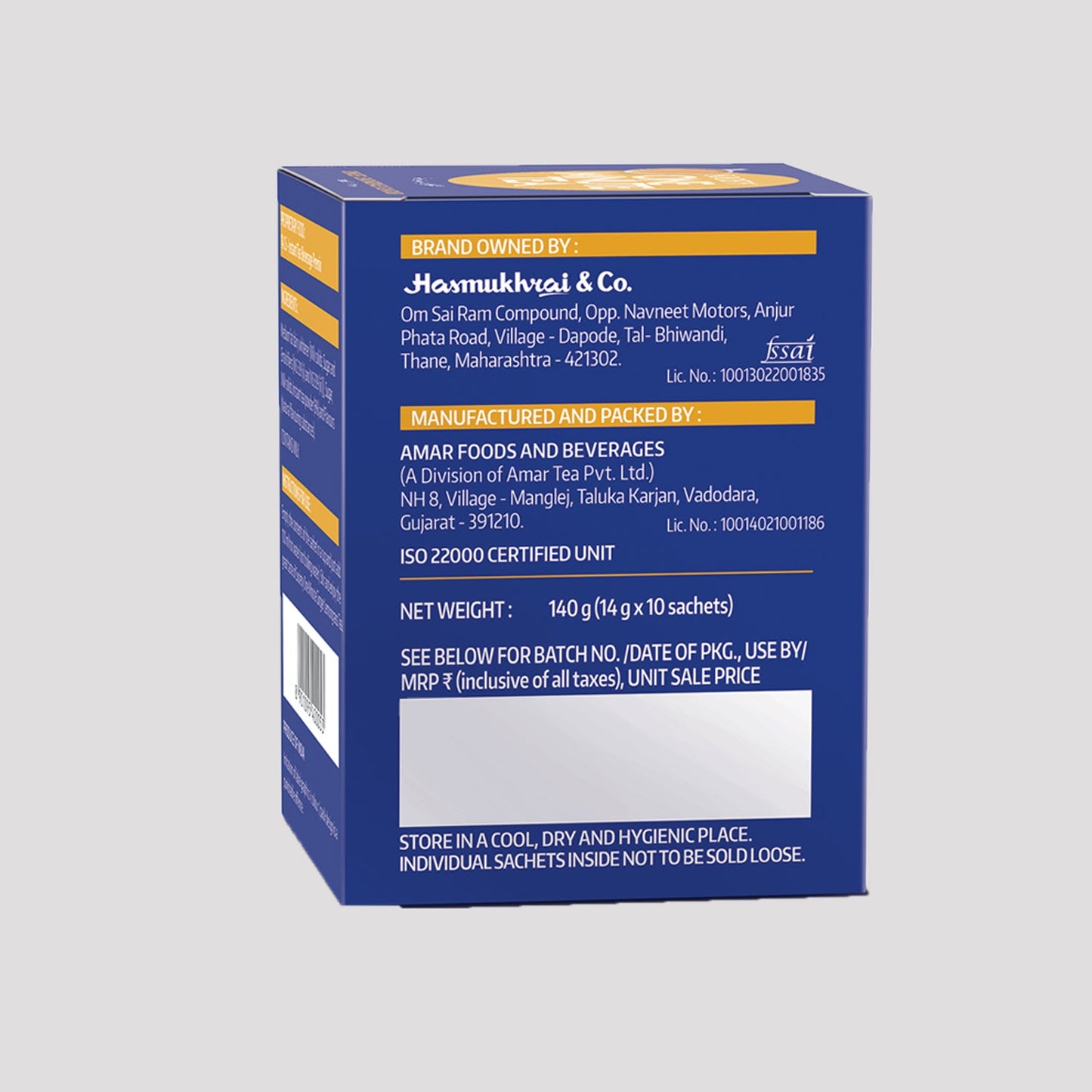 Society OMT Ginger Lemongrass Premix 14 g x 10 Sachets