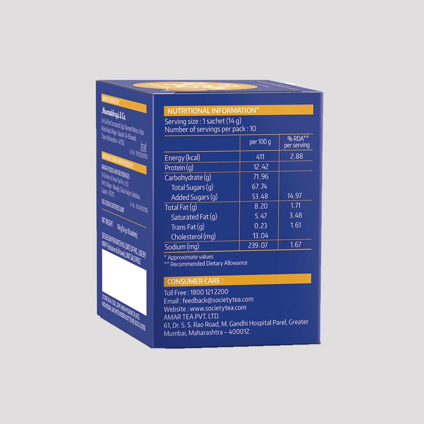 OMT Value Pack of 4 14 g x 40 Sachets