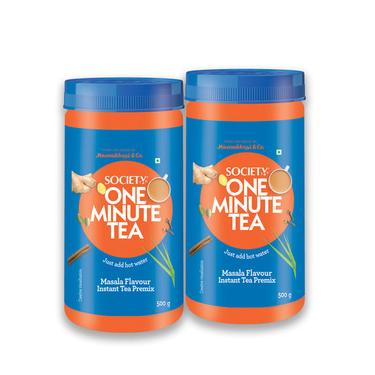 【Society Tea】 OMT Masala Premix - Pack of 2｜ワンミニッツティー マサラ プレミックス 2個パック｜500 g x 2