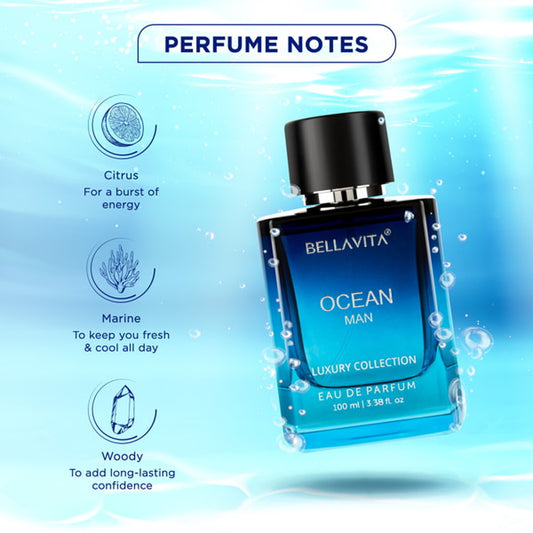 【Bella Vita】 OCEAN Man Perfume - 100ml｜オーシャンマン パフューム｜100ml