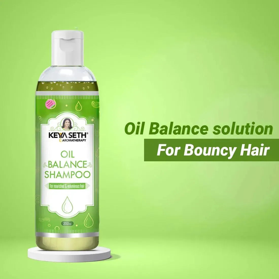 Oil Balance Shampoo for Oily Scalp,Anti-Dandruff,Makes Hair Bouncy & Volume Boost for Thin Hair with Pro -Vitamin B5 & Essential of Lemon & Lavender 200ml