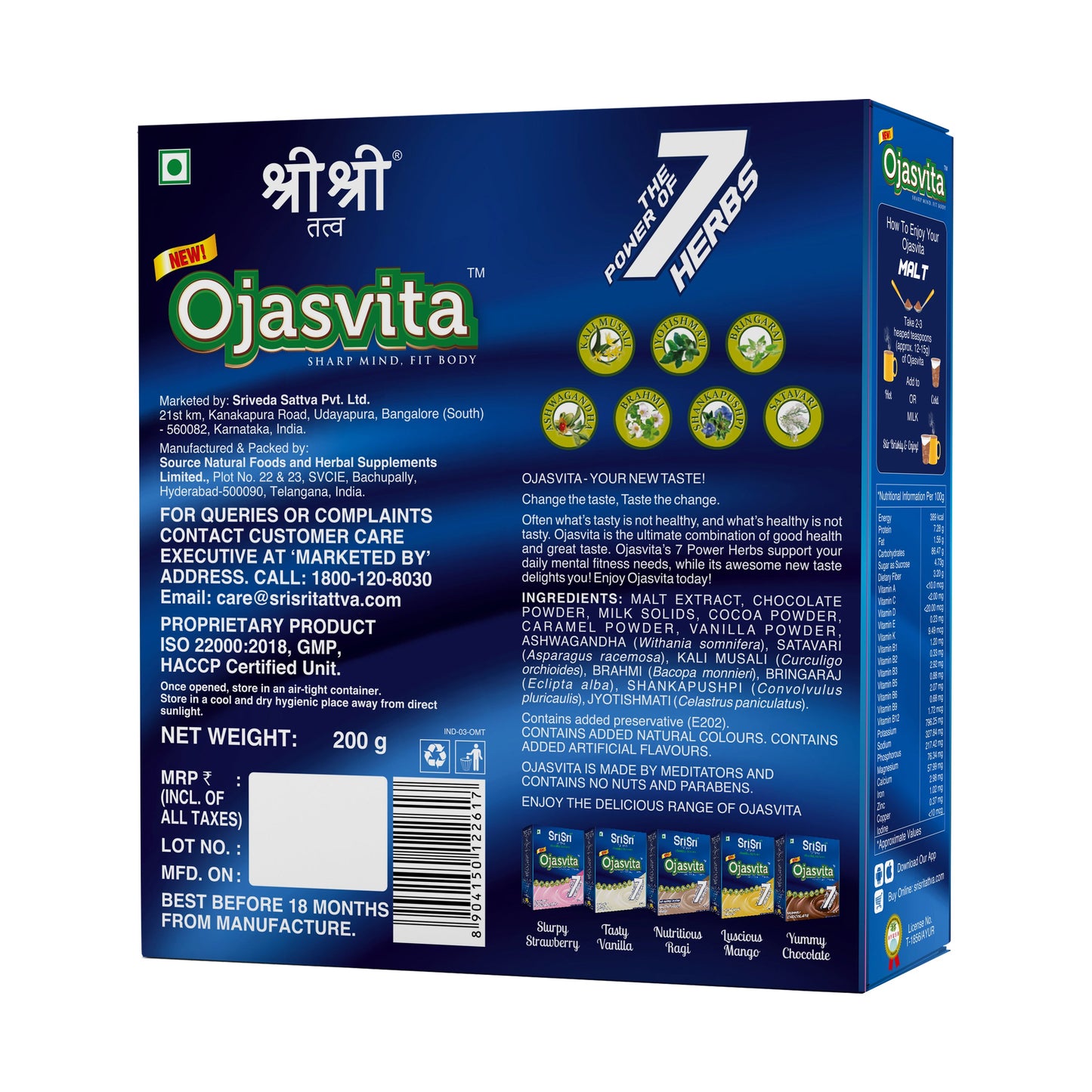 Malt Ojasvita - Sharp Mind & Fit Body, 200 g 200g