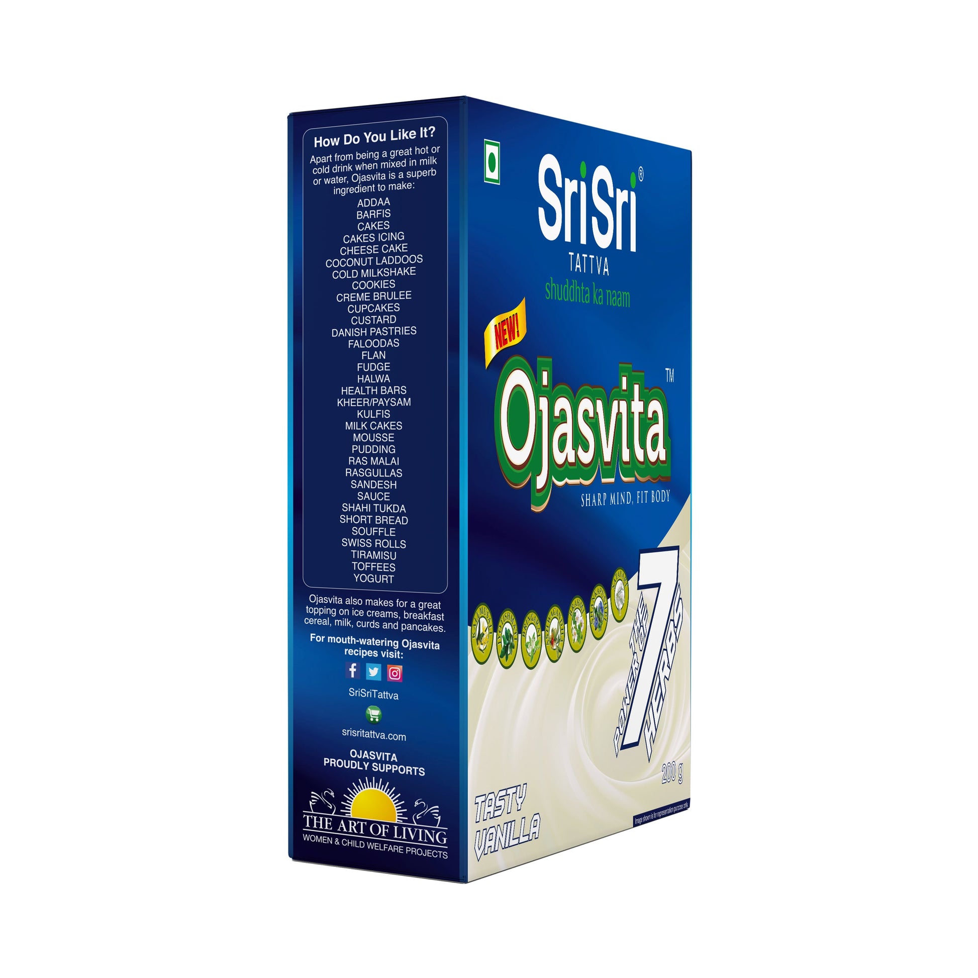 Vanilla Ojasvita - Sharp Mind & Fit Body, 200 g 200g