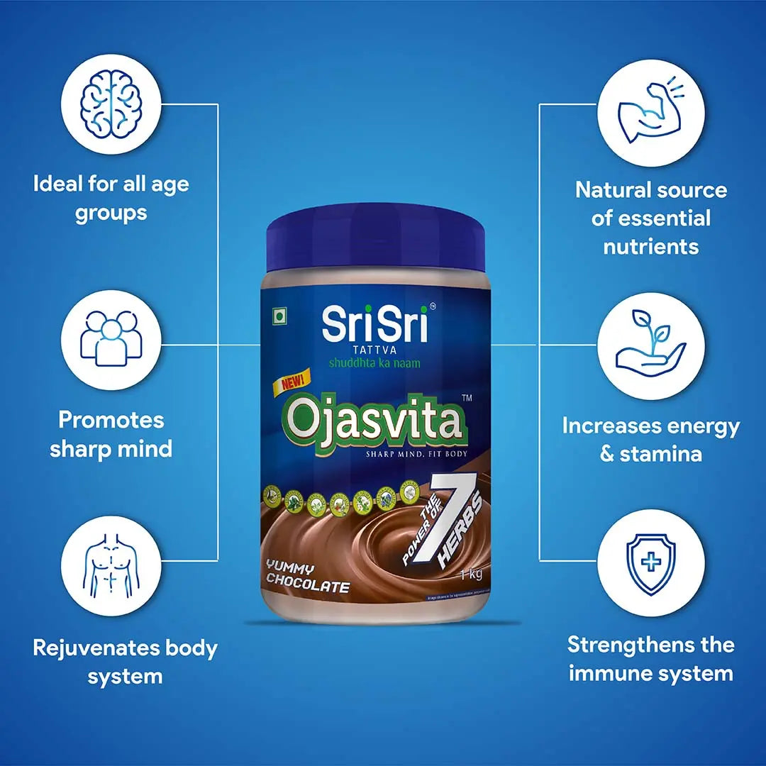 Chocolate Ojasvita - Sharp Mind & Fit Body, 1 kg Pet Jar 1kg