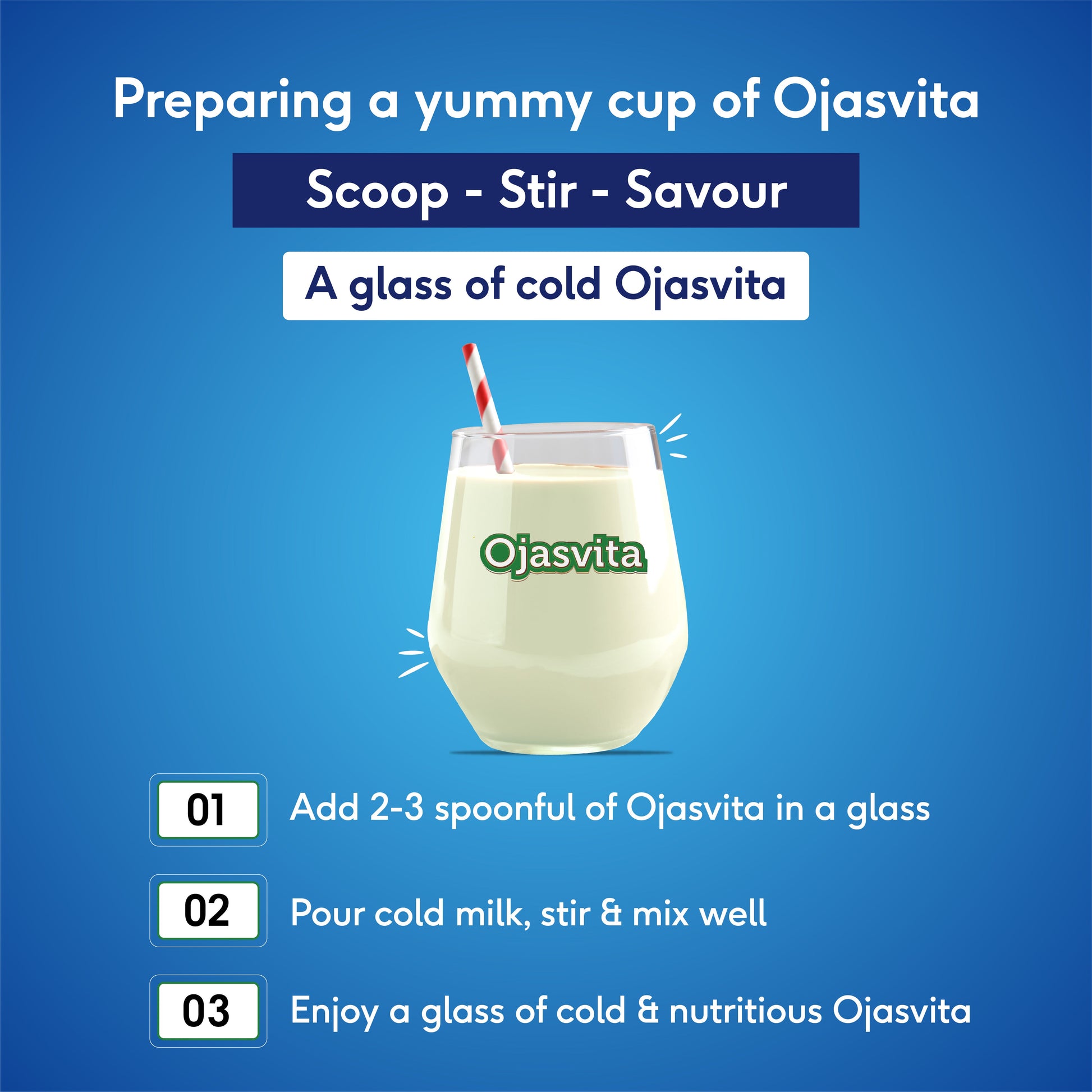 Vanilla Ojasvita - Sharp Mind & Fit Body, 1 kg (Refill Pack) 1kg