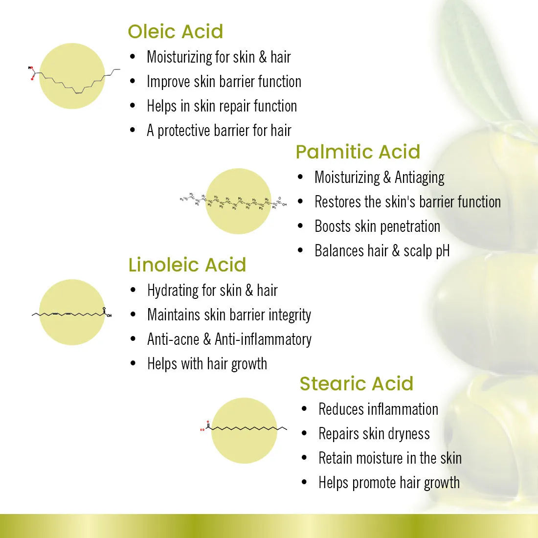 Olive Body Oil, Quick Absorbing Non-Sticky Nourishment I Hair & Skin, Daily Use After Bath Massage Oil I Pure Olive & Essential Oils Enriched 200ml x 3