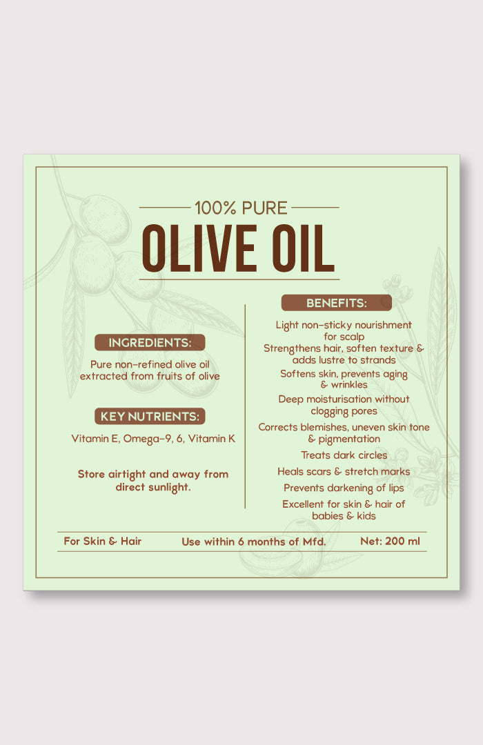 Pure Olive Oil 200ml