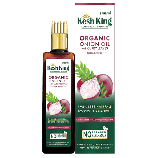 Kesh King Organic Onion Oil With Curry Leaves 200 ml