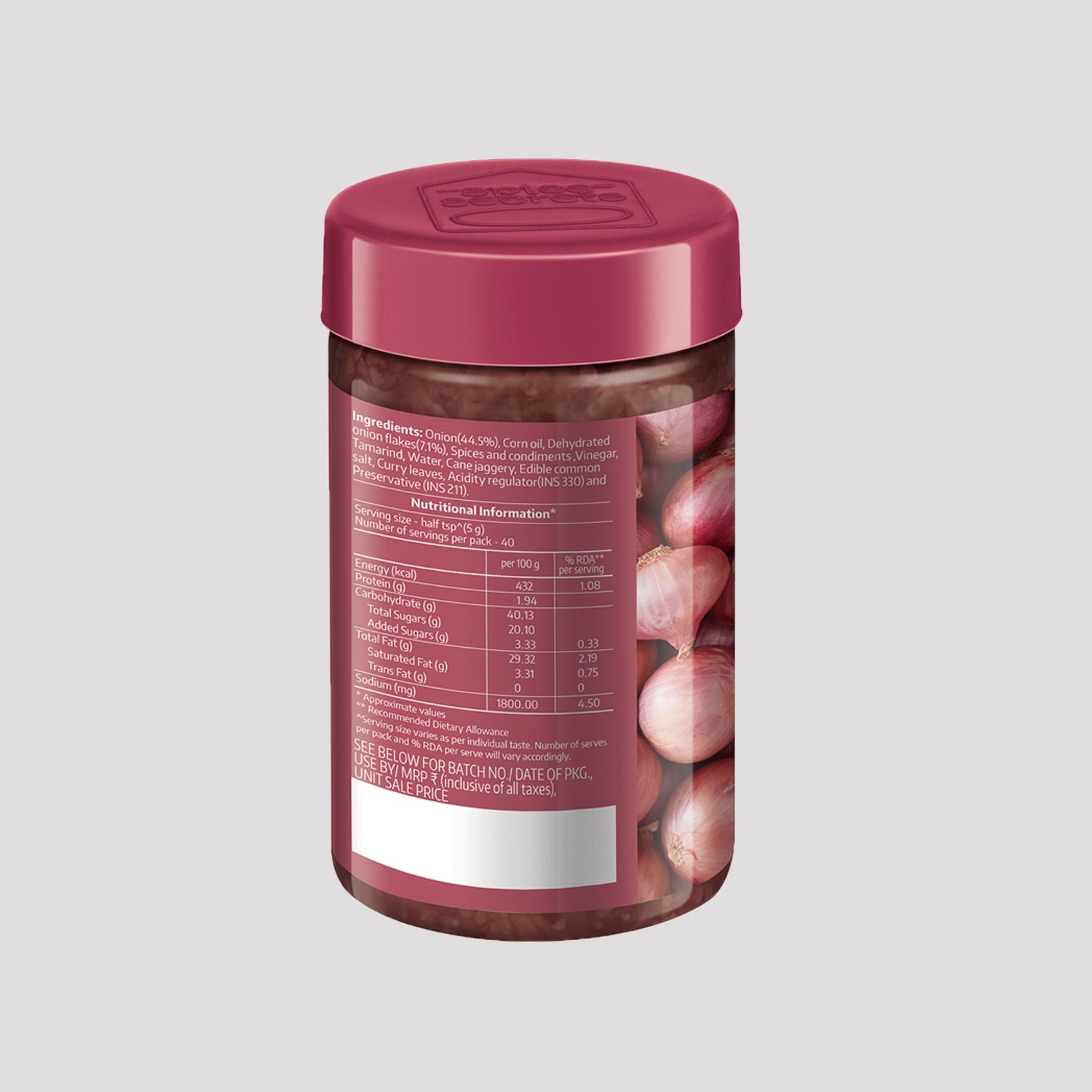 Society Onion Chutney Jar 200 g