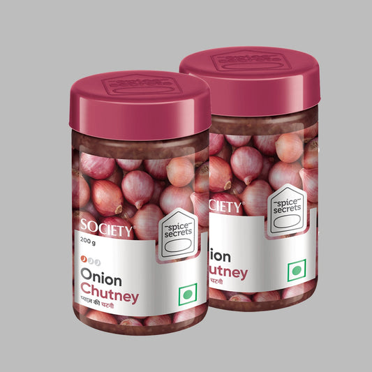 【Society Tea】 Onion Chutney - Pack of 2｜オニオンチャツネ 2個パック｜200 g x 2