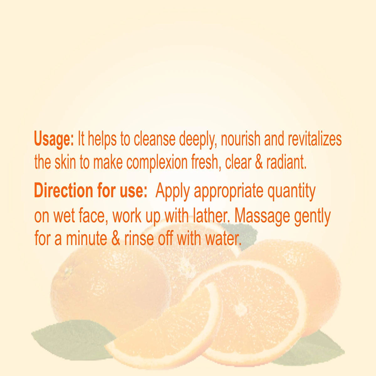 Patanjali Orange Aloevera Face Wash