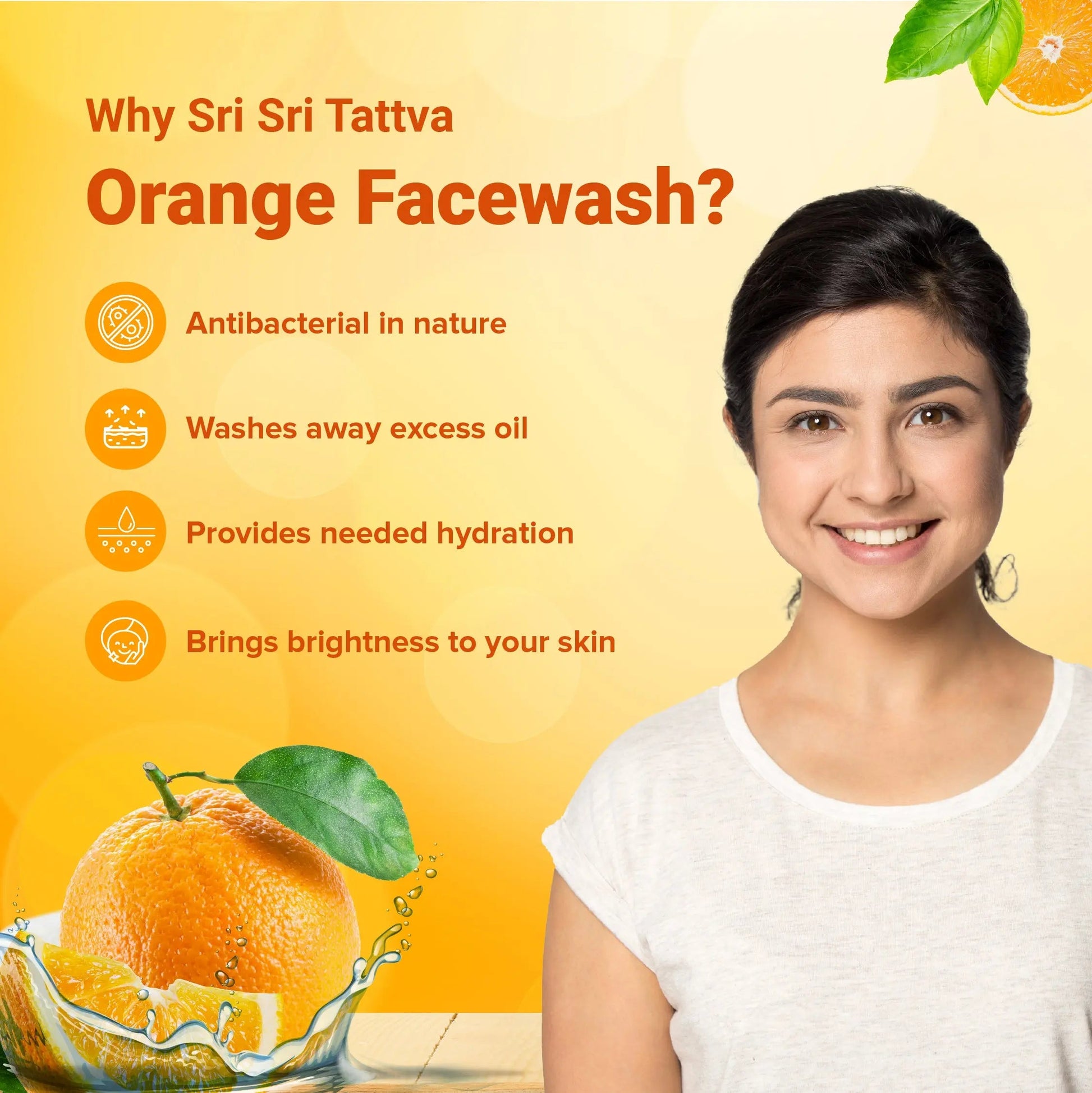 Orange Face Wash - Feel of Freshness, 60 ml 60ml