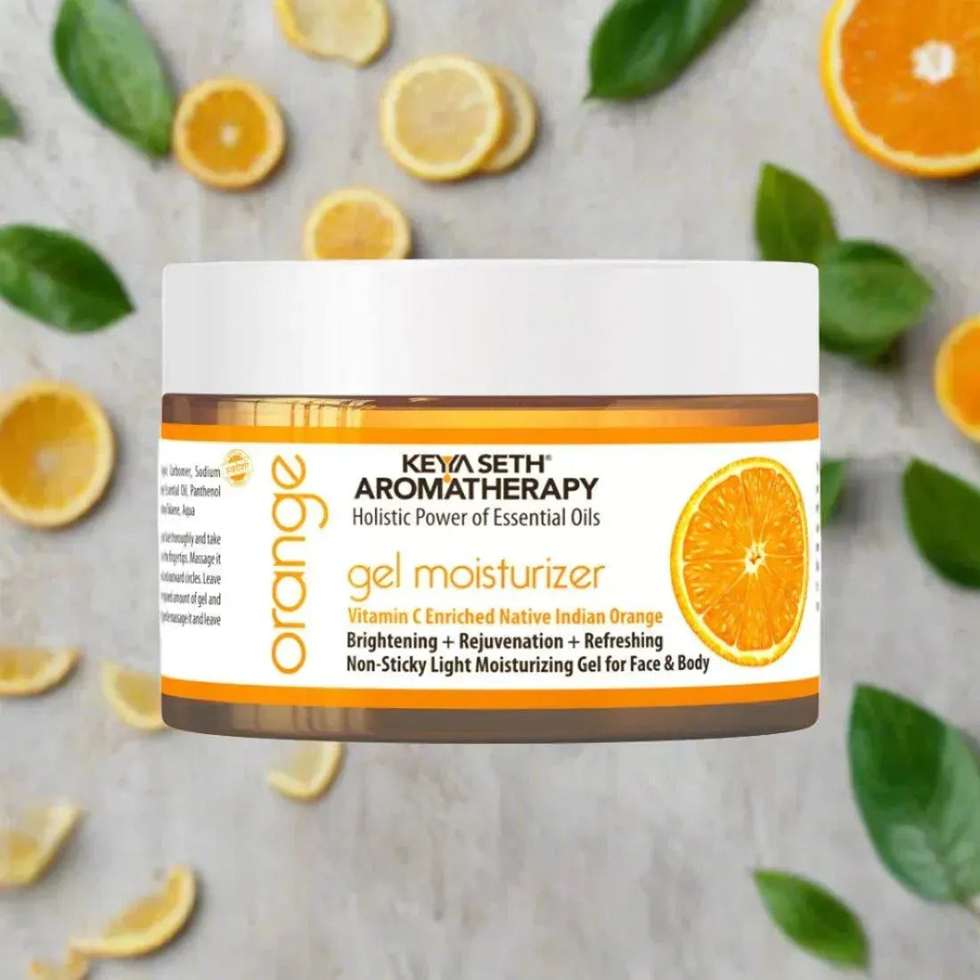 Orange Gel Vitamin C Enriched, Brightening, Rejuvenating, Refreshing, Soothing, Hydrating, Detox & Non-sticky Light Moisturizer 160gm 160g