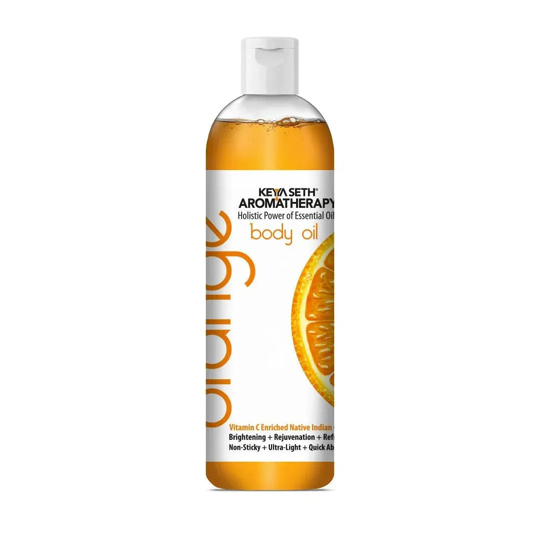 Orange Body Oil, Vitamin C Enriched, Brightening, Rejuvenating & Refreshing 400ml x 3