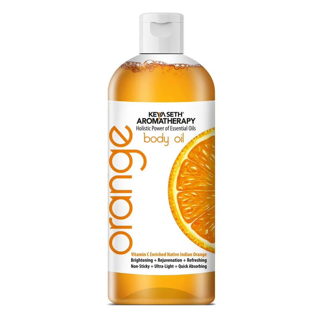 Orange Body Oil, Vitamin C Enriched, Brightening, Rejuvenating & Refreshing 100ml x 3