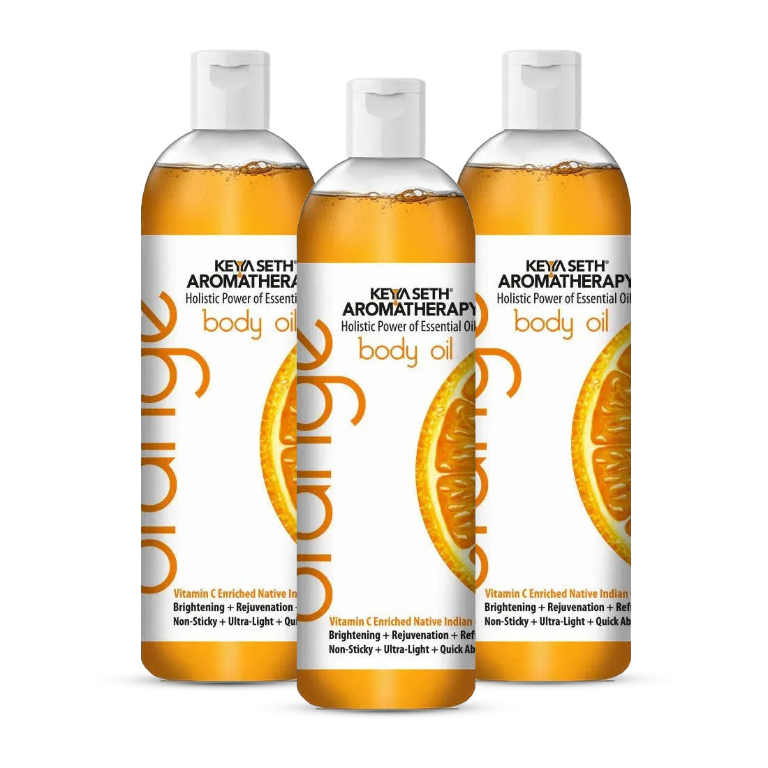 Orange Body Oil, Vitamin C Enriched, Brightening, Rejuvenating & Refreshing 400ml