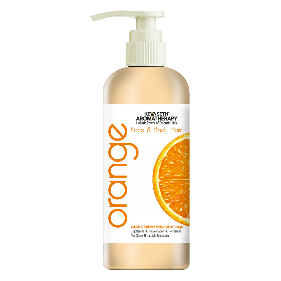 Orange Face & Body Moist,Vitamin C Enriched,Brightening, Rejuvenating, Refreshing 400ml