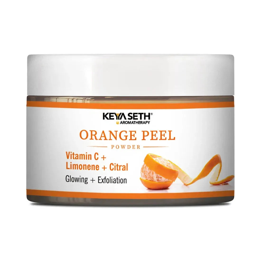 Orange Peel Powder Vitamin C Face Pack for Women & Men, Glowing Skin Exfoliation 75g