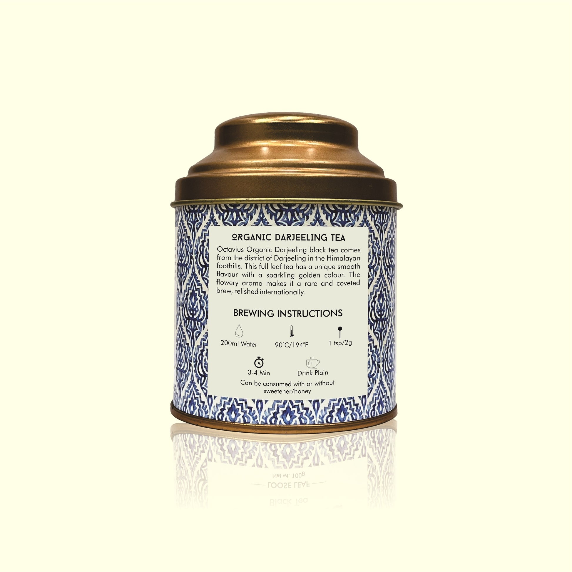Organic Darjeeling Black Tea (Loose Leaf) 100 gms 100g