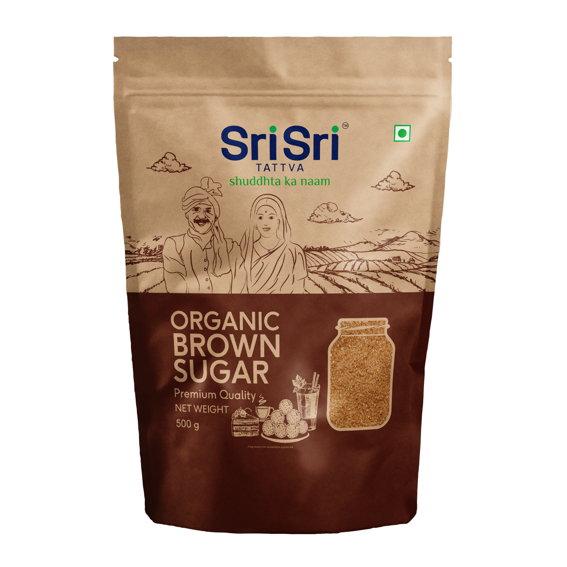 Organic Brown Sugar, 500 g 500g
