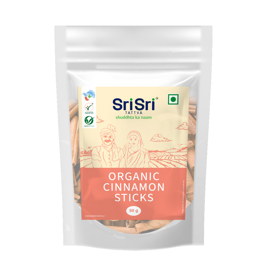 【Sri Sri Tattva】 Organic Cinnamon Sticks (Dal chini)｜ オーガニック シナモンスティック（ダルチニ）｜ 50g