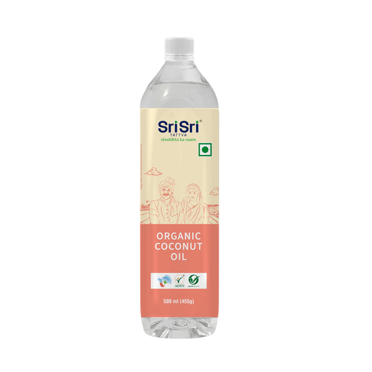 Organic Coconut Oil Bottle - Cold Pressed | Unrefined | 500 ml 500ml