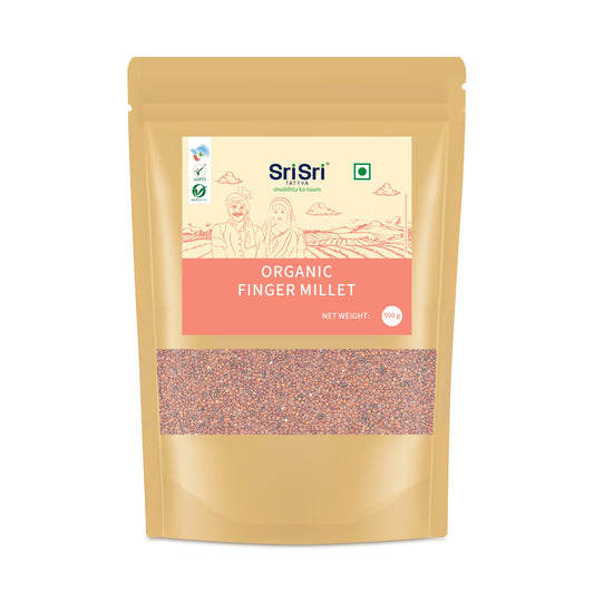 【Sri Sri Tattva】 Organic Finger Millet (Ragi)｜ オーガニック フィンガーミレット（ラギ）｜ 500g