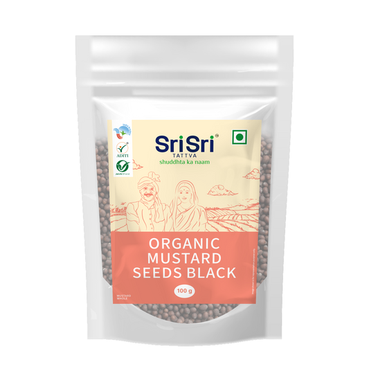 Organic Mustard Seeds Black (Rai), 100 g 100g