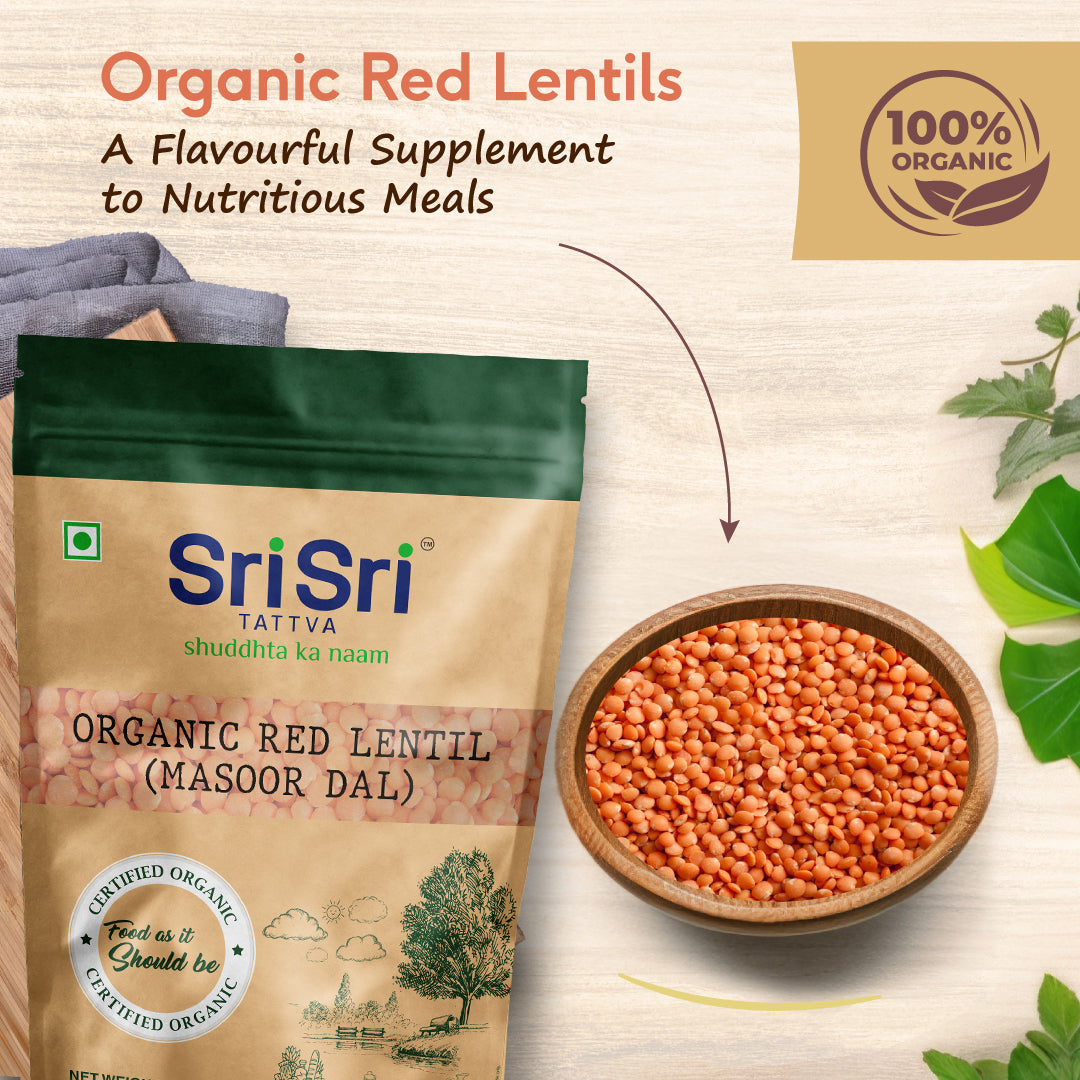 Organic Red Lentil (Masoor Dal), 500 g 500g