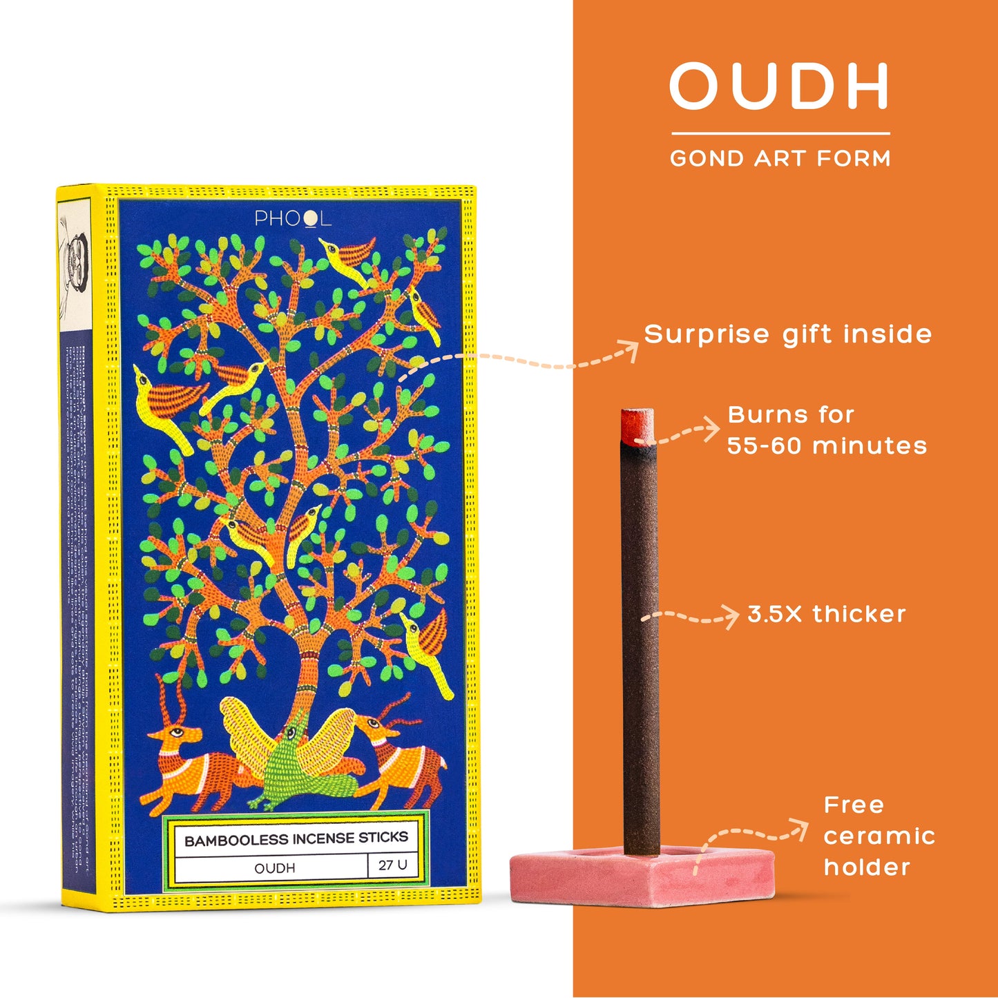 Bambooless Incense Sticks - Oudh